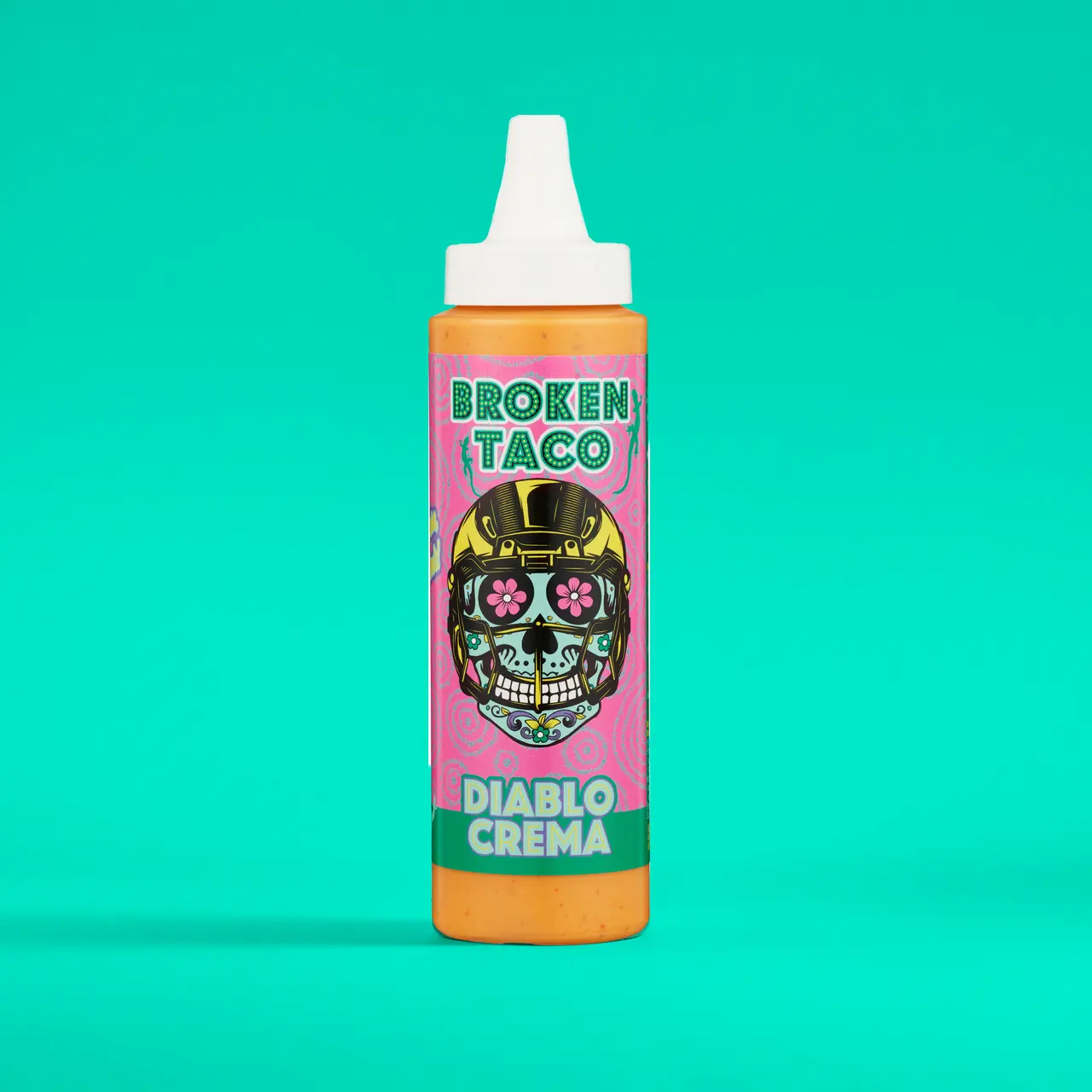 Broken Taco diablo crema sauce packshot farge 2026 09