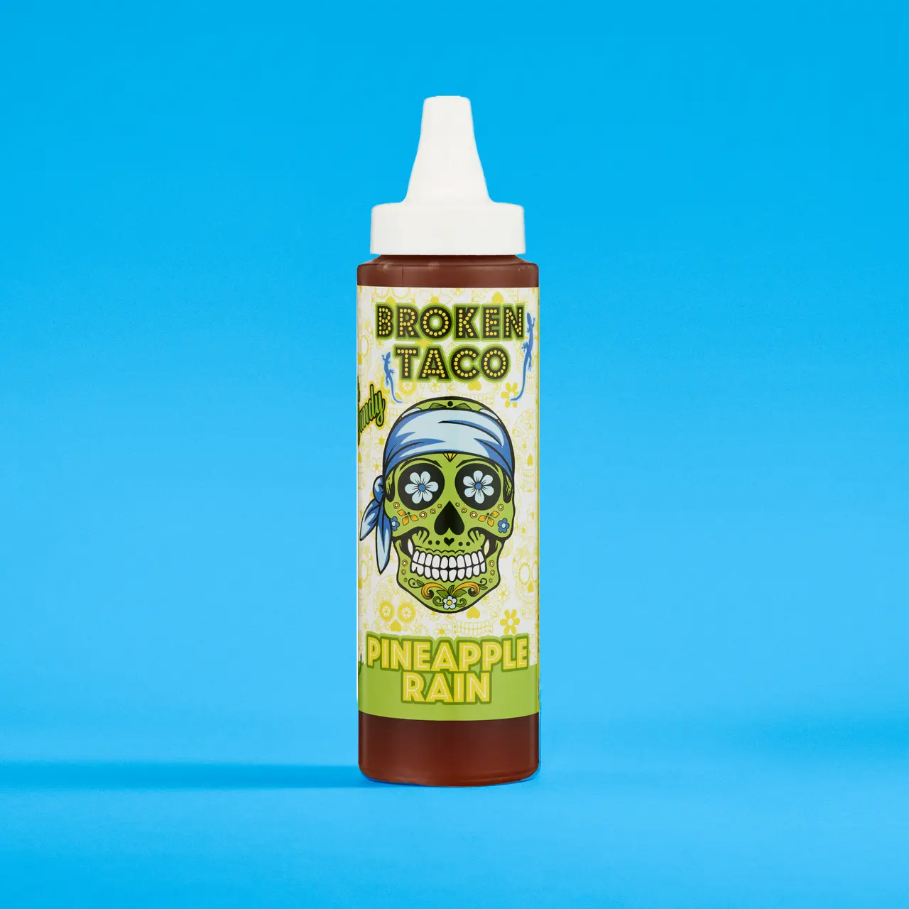 Broken Taco pineapple rain sauce packshot farge 2026 09